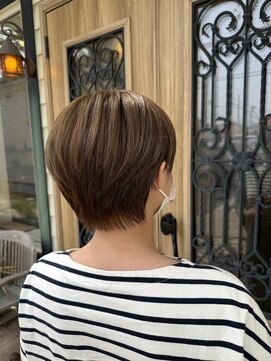 チョコレート(chocolate) 髪質改善大人可愛い20代30代40代50代ショートボブ