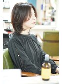 ミディアムレイヤースタイル