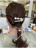 編み下ろし/ヘアセット