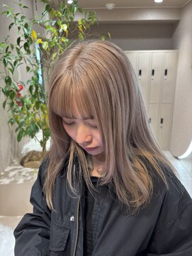 ジーニー 横浜(giinii) 横浜/ダブルカラー/ミルクティーベージュ