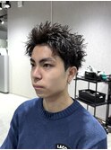 ザクザクスパイキーショートツイスパパーマ