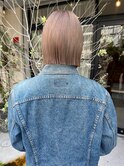 ミルクティーベージュ× ミニボブ