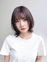 トルネード(TORNADO)&nbsp;大人ショートボブフェイスレイヤー前髪ありひし形丸顔K20250712