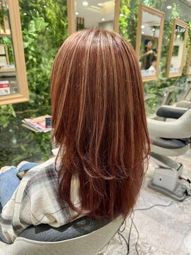 イメージア ボーノ相模大野店(IMAGE-A) 【相模大野カラー】艶めく透明感レッドブラウンロング