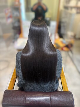 ブレンドバイハピネス(Blend by happiness) 髪質改善/ダークブラウン/ロング/奈良　　after