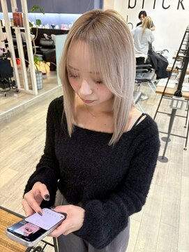 ブリックバイブレイス 千葉 千葉中央(brick by brace) 千葉駅/オリーブグレー/小顔/ココアベージュ