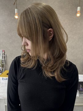 ミルクティーベージュ/ハイトーンカラー