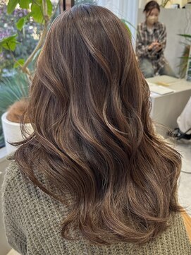 スティロ(stylo) ハイライトカラーグレージュベージュケアブリーチダブルカラー