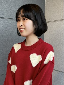 ヘアーアイストゥーレ(HAIR ICI TRE) ぷつっとボブ切りっぱなしボブミニボブワンレンボブ担当マエダ