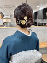 ナウアズ(now as.)&nbsp;和装/洋装どちらにも合う王道シニヨン【向】【now as.明石】