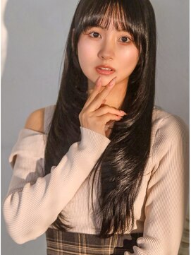 ベレッタ 楠葉店(veretta.) 韓国風ロングヘア/髪質改善トリートメント/ナチュラル美人/秋冬