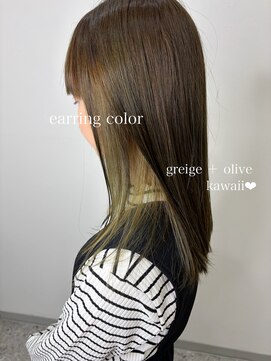 ベルフェミンクレイル(Belle femin CLAIRE) earring color★masami style