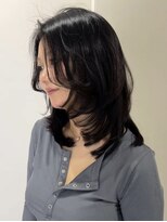 デディトゥ(dedyto)&nbsp;札幌大通レイヤーカットハッシュカット髪質改善韓国ボブ顔周り