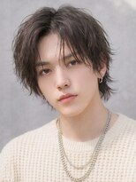 ノア 三宮店(NOA)&nbsp;【NOA】センターパートマッシュウルフメンズパーマ
