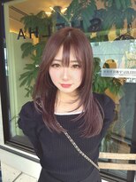 リゼル(LIZEL) 【坪井裕介】レイヤーカット/ピンクラベンダー