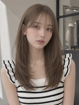 ユーフォリア 青山(Euphoria) 大人美人透明感カラーインナーカラーハイトーンホワイトピンク
