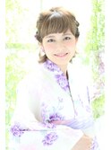 [K-two青山]編込みねじり浴衣　夏のヘアアレンジ【表参道】