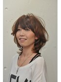 シフォンカールで女子力アップ