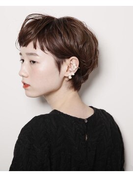 マッシュ 北堀江(MASHU) 耳かけ大人ショート バック サエキ