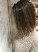 切りっぱなしボブ
