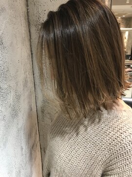 モードケイズ テソロ店(MODE K's) 切りっぱなしボブ