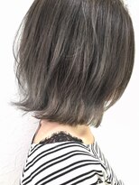 ルディー バイ ヘアーポケット(rudii by HAIR POCKET) THROWカラー*アッシュ×外はね