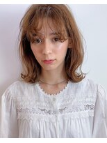 グッデイ ヘアー(GOOD DAY HAIR)&nbsp;小顔  ワンサイドショート ブランジュ ハイライト　ダブルバング
