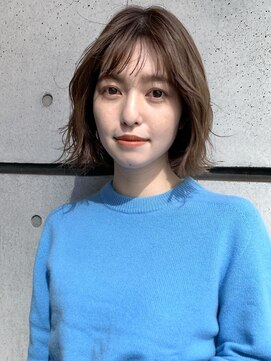 トイロ 中目黒(Toiro) 外ハネボブ×ベージュカラー中目黒