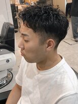 フランクスバーバーリザーブ 人形町店(FRANK’S BARBER RESERVE)&nbsp;ツーブロックハードパーマスタイル