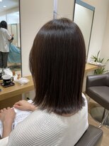 ラファンス 栗林店(LaFENCE) 切りっぱなしボブ×艶髪