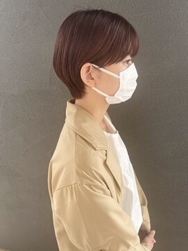 イロプラス 南田宮店(iro+) 【nobuyo】short × orange brown