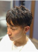 メンズパーマ【五香松戸メンズカット＜理容室＞シェービング】