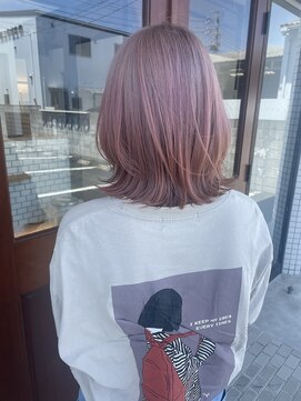 グランデュール 浜松東若林店(GRANDEUR) ハイトーンピンクベージュピンクラベンダーダブルカラー