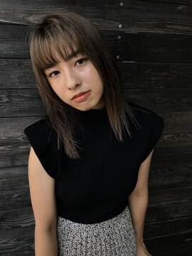 ヴァージ(Verge) レイヤーカット/ウェーブパーマ/前髪/こなれミディ[代官山駅]