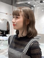 ロンド ブランシュ 錦糸町北口(Lond blanche) 前髪アンブレラカラーこなれミディイメチェンウェーブパーマ