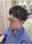 三軒茶屋_スパイキーショート_ツイストパーマ_メンズパーマ