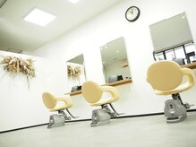 ラコヘアー(laco hair)の雰囲気（お客様に座って頂くセット面です！）