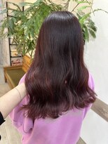 フゥカ 類家店(fuka)&nbsp;【ブリーチなしでも高発色◎】pink ボルドー ＊。