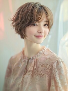 アルトリスト(Altruist Aging×HAIR&SPA) ☆イメチェンピンクベージュアンブレラカラー前髪クールショート