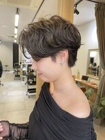 サンド 表参道(sand)&nbsp;ショートボブパーマ20代30代40代ショートパーマショート