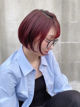 エクファ ヘア シェリル 草津 南草津店(ex-fa hair cherir) イメチェン/ホワイトブロンド/外ハネボブ/美髪/草津/南草津