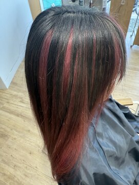 ラバフロー 小野原店(LAVA FLOW) 茶久のブリーチ＆アンブレラカラー