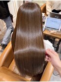 ミニウルフ髪質改善縮毛矯正酸性ストレートレイヤーカット/銀座