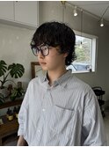マッシュウルフパーマ