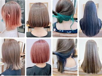 ホウナンミッデイ(方南Midday)の写真/アディクシー/イルミナ/オーガニックカラー豊富に取り扱い◎白髪染めでも透明感抜群のカラーをMiddayで♪