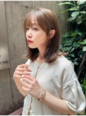 鎖骨ボブスタイル