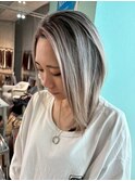 シルバーバレイヤージュで雰囲気を変えませんか♪