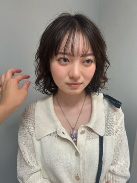 ローエ バイ デコ(Rohe by DECO) [伽羅]くせ毛風レイヤーボブパーマ