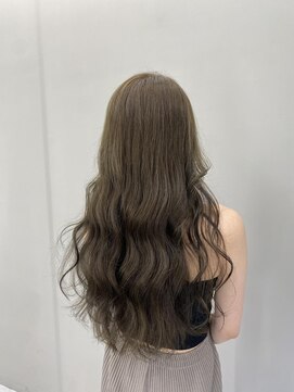 バディ 中野駅前店(BUDDY) オリーブカラー(イルミナカラー＋エヌドット髪質改善tr)