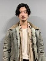 トーリ(TO/RE)&nbsp;センターパートのニュアンスパーマ